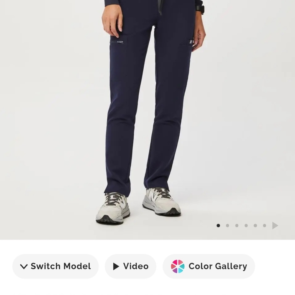 Figs Yola Navy XS/Tall Scrub Pants